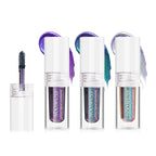 Glitter Liquid Eyeshadow, 3Colors Chameleon Liquid Metallic Eyeshadows Holographic Glitter Multichrome Eye Makeup Set, Long Lasting Wearing, Highly Pigment, Quick-Drying (#1+3+6)
