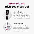 Love Ur Curls Irish Sea Moss Hair Gel, Medium Hold Hair Styling Curling Gel for Defined Curly Hair, Waves & Coils, Vegan, Cruelty Free, 236mL