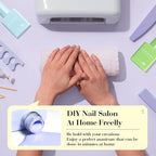 CANNI 6Pcs 9ml Hema-Free Gel Nail Polish Set- Green Blue Purple Pink Milky White Colors Gel Polish Kit, Soak Off LED Nail Gel Manicure Kit DIY at Home Salon Gifts for Women Girls