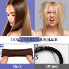 50Pcs Brown Hair Ties for Women Girls,Cotton Seamless Hair Ties, Soft Ponytail Holders,No Crease No Damage Elastics Hair Bands with Box for Thick Heavy and Curly Hair (Brown)