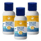 STREAM 2 SEA SPF 30 Mineral Sunscreen Biodegradable and Reef Safe, 1 Fl oz Travel Size Pack of 3, Paraben Free Non Greasy and Moisturizing Mineral Sunscreen For Face and Body Against UVA and UVB