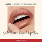 Runway Rogue Silk Glam Liquid Lipstick, Long Wear Frosted Pale Golden-Nude Lipstick, ‘Couture’