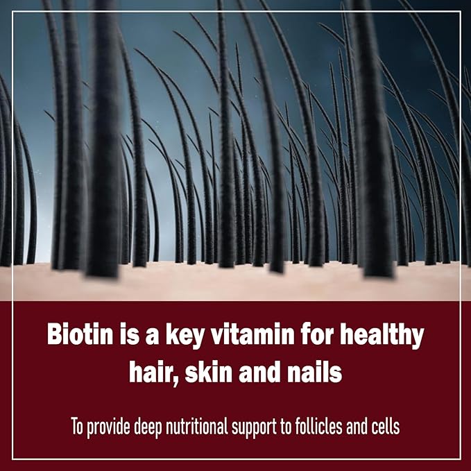 Lumin Hair Growth Gummies – Biotin, Vitamins & Plant Extracts, Supports Healthy Hair Growth & Strength, Skin & Nail Care - Mixed Berry Flavor, 60 Gummies