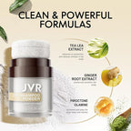 JVR Dry Shampoo Powder Absorbs Oil in Hair, Volumizing, Dry Shampoo for Women & Men, Freshens Hair, Mattifying Root Boost with Tea Extract, Non-Aerosol for Oily Hair Travel Size 0.35 oz (Original)