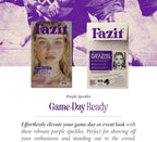 Fazit Makeup Patches - Purple Speckles - Glow Up Make-Up Patches - Cute Glitter Makeup Accessories for Women - Cosmetic Glitter for Face