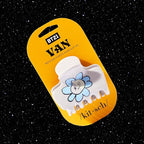 Kitsch BT21 Recycled Plastic Puffy Medium Hair Clips for Women, Medium Claw Clip for Thin & Thick Hair | Ideal Gifts for Women - VAN, 1pc