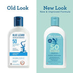 Blue Lizard SENSITIVE Mineral Sunscreen with Zinc Oxide, SPF 50+, Water Resistant, UVA/UVB Protection with Smart Bottle Technology - Fragrance Free, 8.75 oz.