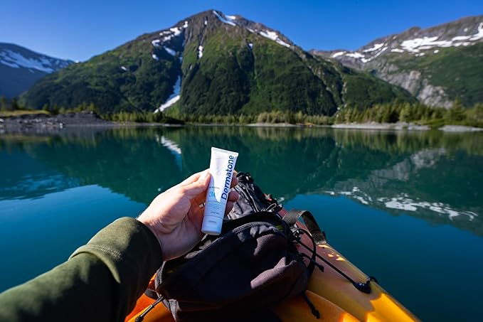 Dermatone Mineral Sunscreen Lotion SPF 30 - Zinc Oxide Face and Body Sunscreen for Sensitive Skin | Reef Safe | Water Resistant (80 min), Non-Greasy, Broad Spectrum UVA/UVB Protection | 2 oz