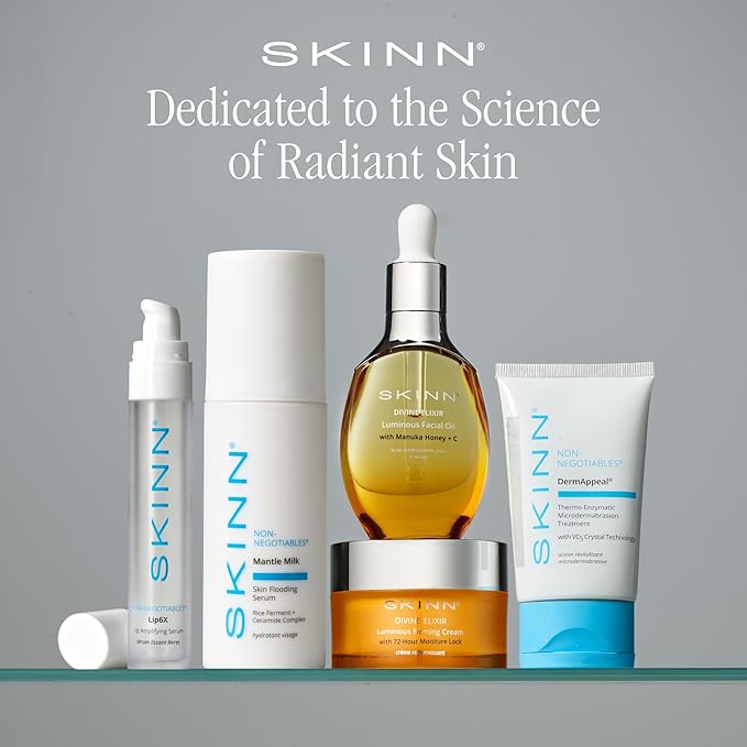 SKINN Lip Amplifying Serum, Lip6X Refill with Peptides - Deep Moisturizing Serum Plumps, Hydrates, Smooths & Boosts Collagen Production - Lip Care Products for Women