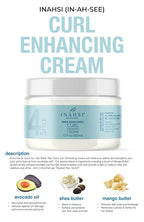 Inahsi Rock Your Curls Curl Enhancing Cream | Hair Cream for Men, Women, or Kids with Curly Hair | Hair Products for Naturally Curly Hair 12 oz | Made in the USA