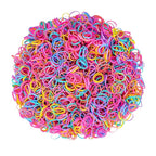 3200 Pcs Elastic Rubber Bands Small Hair Ties Hair Rubber Mini Hair Bands Hair Elastics Tiny Soft Holder Ponytails for Girls (Spring Color)