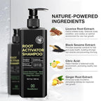 Root Activator Shampoo for Men: Hair Growth Shampoo for Hair Loss and Thinning Hair - 10.1 fl oz / 300 mL