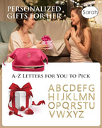 Engagement Gift, Makeup Bag for Women, Bridesmaid Engagement Gift for Her Travel Toiletry Bag Make Up Bag Pouch for Purse Bridal Shower Gifts for Engagement Wedding Bridesmaids Gift