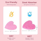 100 Count Compressed Pink Facial Sponges | 100% Natural Cellulose Eco-Friendly Makeup Sponges for Gentle Cleansing, Exfoliating & Stubborn Makeup Removal | Travel & Home Beauty Essentials for Women