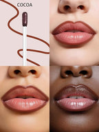 Lip Stain Peel Off Lip Liner Stain with Tweezer, Long Lasting Matte Lip Tint Tattoo, Highly Pigmented Color Lip Makeup, Waterproof Lipstick, Transfer-proof Lipstain for Women, Cocoa