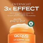 Lip Mask, Overnight Lip Treatment Enriched With Skin Softening Vanilla and Hydrating Shea Butter, Flaky Dry Lips