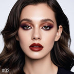 Erinde Brown Black Eyeshadow Palette, 12 Colors Matte Shimmer Beige Champagne Plum Purple Bronzer Brown Black Eye Shadow Palette, Highly Pigmented Long Lasting Waterproof Eyeshadow Pallete, 02