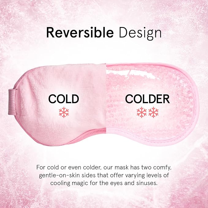 grace & stella Eye Wrinkle Pads and Patches - Cooling Eye Mask for Puffiness - Ice Mask - Gel to Reduce Wrinkles, Dark Circles, Eyebags, Migraines - Hot & Cold