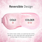 grace & stella Eye Wrinkle Pads and Patches - Cooling Eye Mask for Puffiness - Ice Mask - Gel to Reduce Wrinkles, Dark Circles, Eyebags, Migraines - Hot & Cold