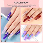 53PCS Gel Nail Polish Kit with U V light and Drill Starter Kit, 35 Colors Gel Polish Set 5pcs Top Base Coat All season Fashion Popular Colors Professional Nail Lamp Gel Manicure Kit Gifts for Women