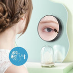 20X Magnifying Mirror, Magnified Makeup Mirror with 2 Tweezers, Magnifying Mirrors with Suction Cup for Bathroom, Travel Mirrors for Women, Ideal for Makeup, 3.5 Inches (Black)
