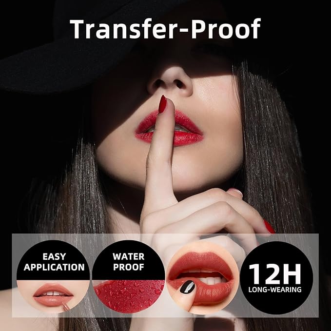 Matte Liquid Lipstick – Long-Lasting High Pigment Nude Pink Lip Color, Soft-Matte Finish, Long-Wearing, Lightweight & Comfortable, Smooth Application & Non-Transfer (Nude Pink)