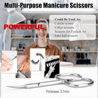 LePinko Cuticle Scissors, Extra Fine Tip, for Manicure and Pedicure, Gifts for Men Women