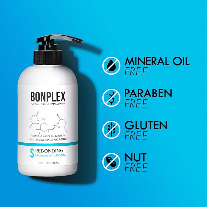 Perfect Bonding Concentrate Restoring Shampoo Treatment for Damaged Hair Repair, Bond Strengthening & Color Longevity for All Hair Type Rebonding Repair Shampoo and Treatment Duo… (16.9oz)