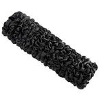 Satin Silk Scrunchies Hiar Ties for Women Girls Ponytail Holders 20 Pcs Mini Black Bulk Scrunchies Elastic Hair Bands for Thick Curly Hair Pony Tails Hair Ties