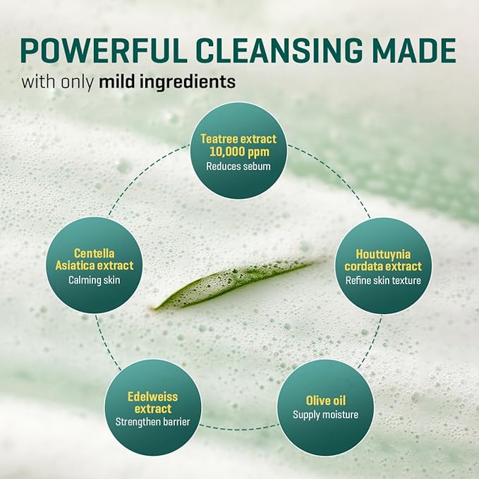 SOME BY MI AHA BHA PHA 30 Days Miracle Cleansing Bar – 3.73oz, 106g – Daily Exfoliating Tea Tree Body Soap Bar with Salicylic Acid for Back Acne – Deep Cleanses Sebum and Impurities – Korean Skin Care