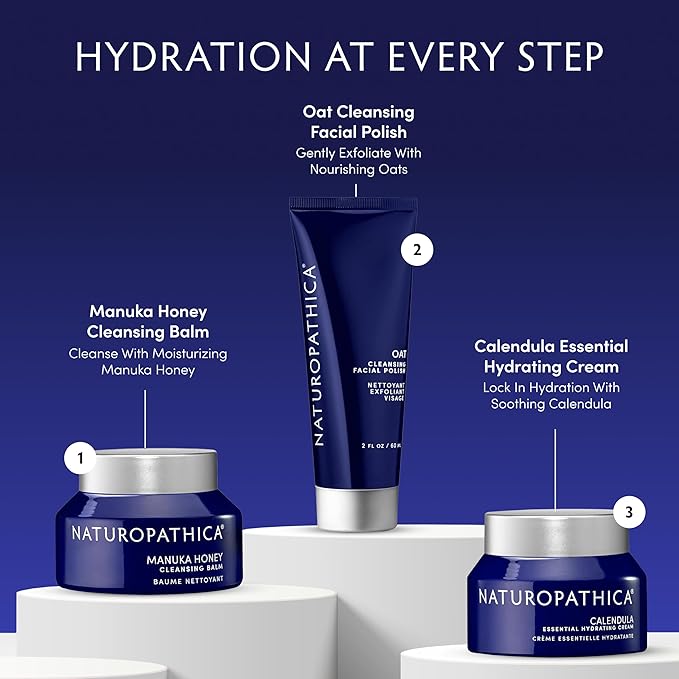 Naturopathica Oat Cleansing Facial Polish - Multi-Use Facial Cleanser - Face Scrub & Mask - Exfoliating Face Wash for Women & Men - Gentle Exfoliating - 5 fl oz