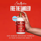 SheaMoisture Curl Stretch Shampoo, Conditioner, Volume Cream, and Refresher Spray with Kalahari Melon Oil and Hyaluronic Serum - Hydrates, Repairs Breakage, Detangles, Minimizes Shrinkage, 4 Pack