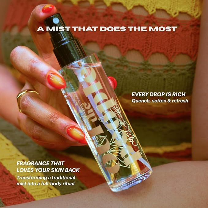 OUI the People BODY WATER, Mineral-Infused Hair & Body Spray Fragrance Mist, Hydrating Hair Perfume for Women, Moisturizing Body Mist for Women, Soak Honey Scent with Neroli, Sandalwood & More