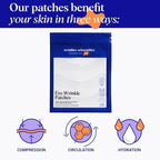 Wrinkles Schminkles Under Eye Wrinkle Patches | Smooth Eye Wrinkles, Crows Feet & Dark Circles Overnight | 6 Pairs Reusable Medical Grade Silicone Patches