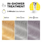 Semi Permanent Hair Color - 6 oz Color Depositing Conditioner with Shea Butter & Almond Oil- Color Conditioner Depositing Hair Mask - Vegan, Paraben, Ammonia & Sulfate Free -Extreme Silver