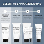 MARLOWE. No.123 Men’s Facial Moisturizer, Lightweight Daily Lotion with Aloe Vera & Green Tea for Soft, Hydrated Skin, Fresh Aloe Citron Scent, Holiday Grooming Gift for Men, 6 fl oz