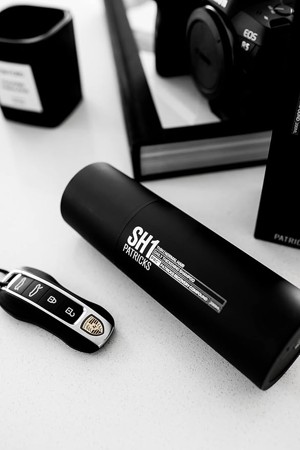 PATRICKS | SH1 Thickening Shampoo for Hair Loss in Men | DHT Blocker | Includes Protein & Other Powerful Ingredients to Support Hair Growth & Care | For Mild to Moderate Hair Loss | 200mL