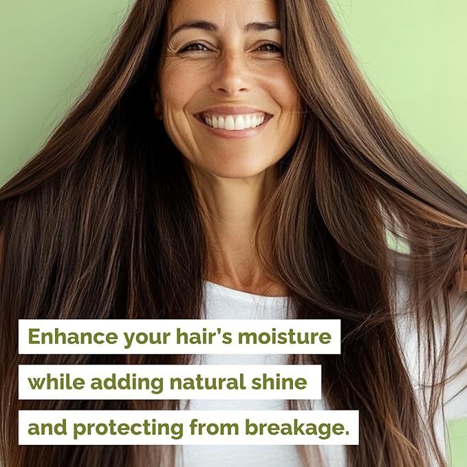 Just Nutritive Rosemary & Onion Hair Growth Oil Treatment for Thinning, Breakage, Scalp Health, Collagen Boost, Antioxidants, Omega-3 & 6 Fatty Acids for Stronger, Thicker Hair - 1 oz