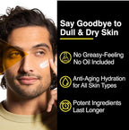 Lumin Skin Care Set Routine for Men - Burnout Buster Trio - Men's Facial Care Kit, Men's Skincare Routine For Dry Skin & Dark Circles, 2 Month Supply