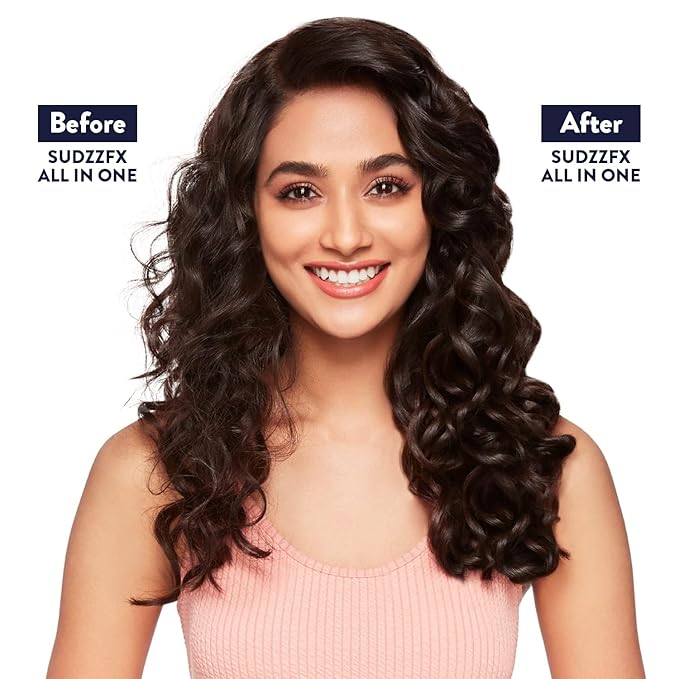 SUDZZFX ALL IN ONE Powerful Leave-in Hair Detangler - Creates Shine - Heat Protection - Smoothes Frizzy Hair - Color Safe - Sulfate Free