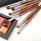 Natural Pony Hair Eye Shadow Brush Set, Small Eyeshadow Brushes Set, Eye Makeup Brushes Set Professional, Small Nose Contour Brush, Angled Eyeshadow Brush, Eyeshadow Blending Brushes