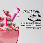 Glow Recipe Glass Balm Lip Treatment - 12Hr Hydrating Lip Balm & Moisturizer with Hyaluronic Acid to Smooth, Plump & Protect from Dryness, High Shine Finish - Dragonfruit Bingsoo (15 ml)