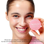 Arencia Honey Glazed Collagen Lip Mask, Overnight Lip Treatment with Collagen and Honey, 0.52 oz