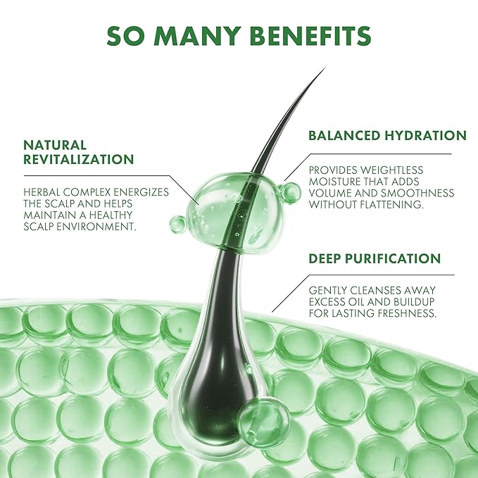 ALFHEIM Rosemary+ Purifying Shampoo – Clarifying Cleanse for Oily & Fine Hair with Rosemary, Peppermint & Jojoba Oils – Deep Scalp Refresh – Sulfate-Free, Cruelty-Free – 33.8 oz / 1000 ml