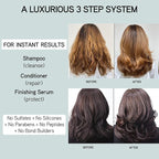 ILES FORMULA Moisturizing Shampoo & Conditioner Set for Dry, Damaged & Frizzy Hair - Sulfate Free Shampoo & Conditioner – Salon Grade, Color Safe, Hydrating Formulas to Control Humidity (200mL)