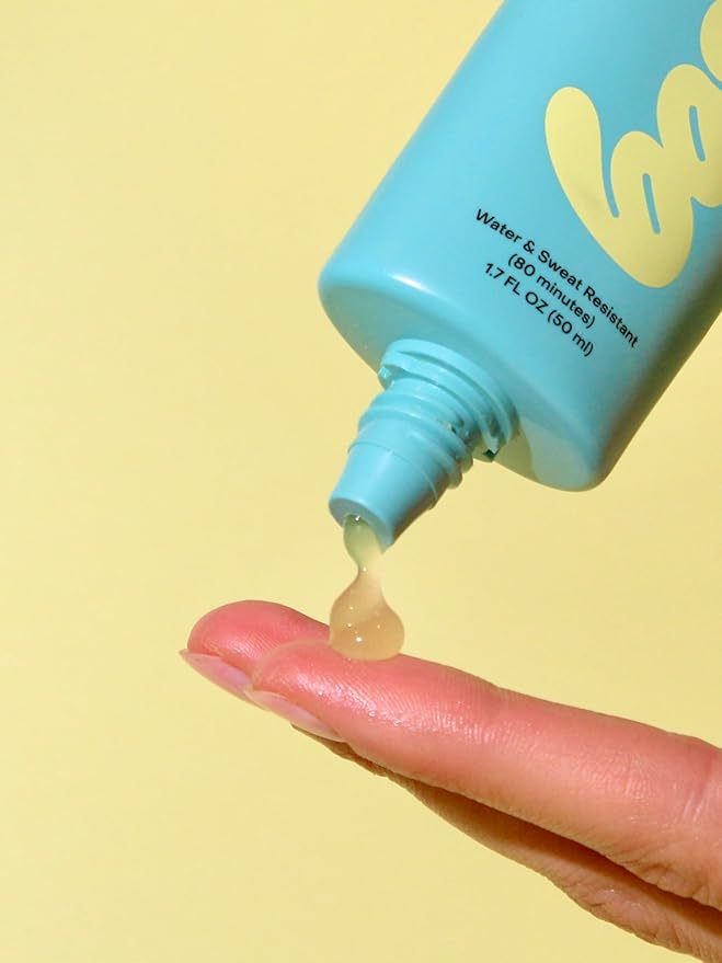 Bask Suncare SPF 40 Daily Invisible Gel Face Sunscreen - Broad Spectrum Protection, Fragrance Free, Makeup Primer, Hydrating, Lightweight & Non-Greasy, Dermatologist Recommended, 1.7 fl oz