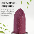 Fifth & Skin BOTANICAL Lipstick (CHERRY) | Vegan | Natural | Organic | Certified Cruelty Free | Paraben Free | Petroleum Free | Healthy | Moisturizing | Vibrant Color that's Good for your Lips!