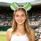 Game Day Fans Headbands for Women&Men, Glitter Ball Sports Hairbands, Sports Themed Hair Accessory, Team Party Favor