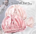 3Pcs Hair Bonnets For Sleeping Satin Bonnet For Women Silk Bonnets Womens Curly Hair Sleep Caps Silky Night Cap