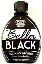 Bella Black 100X Bronzer Tanning Lotion – Premium Tanning Bed Lotion with Extreme Silicone Emulsion and Banana Fruit Extract – Instant Results – Dark Tanning Lotion for Indoor Tanning Beds - 13.5oz